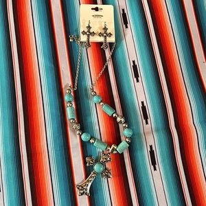 Icon collection Turquoise cross set